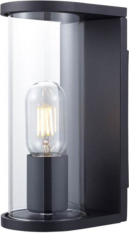 V-TAC Zylindrische LED-Gartenleuchte E27 Rauchglas IP44 – Artikelnummer 24088