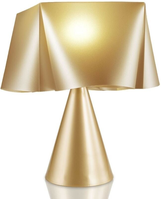 New Gold Cone Tischlampe aus Kunststoff Cm. 28 x 32 Std