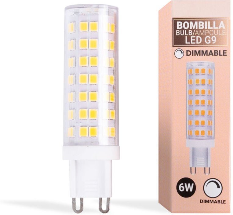 Thumbnail - LED G9 Stiftsockellampe 220-240V AC - 6W - Dimmbar