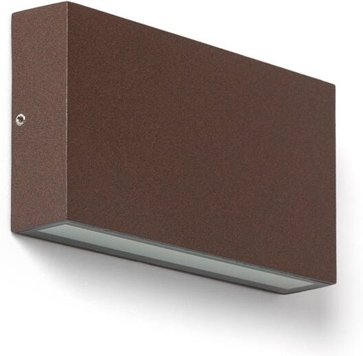 LED-Wandleuchte Aussen 10W Aluminium Doppelseitige Beleuchtung CCT Wählbar Brooky M Rost