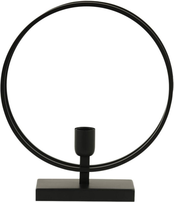 Light & Living - tischlampe - Rudra - schwarz - metall - E27 -