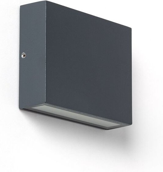 LED-Wandleuchte Aussen 7W Aluminium Doppelseitige Beleuchtung cct Wählbar Brooky s Anthrazit