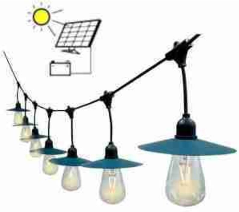 LED23034 VT-715S 10W LED Solar Flutlicht LiFePo Akku 3,7V Schwarz 4000K