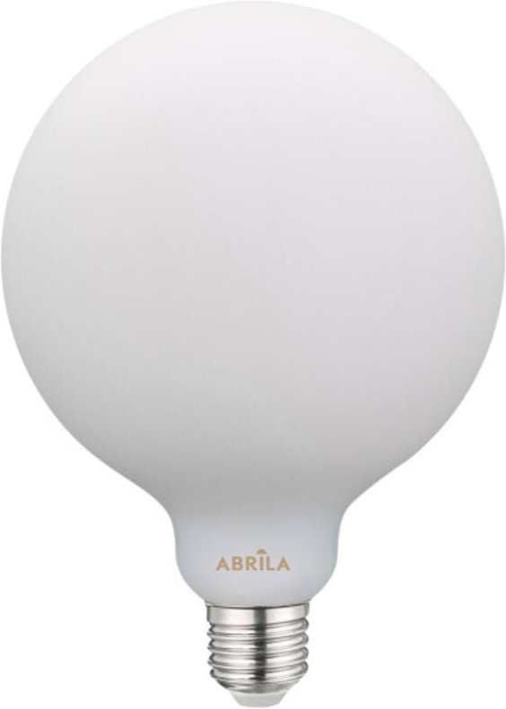 Fabrilamp - Glühbirne led globe filament opal E27 Abrila (12 w 6000 k 1080 lm) Ø9,5 x 14,2 cm