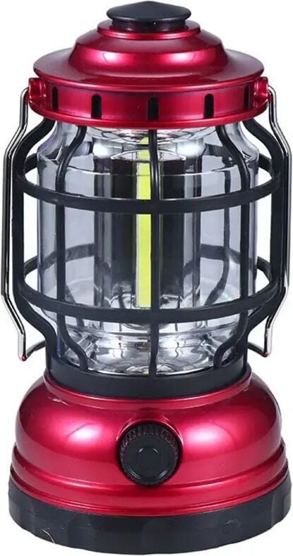 Lampe Camping Camping Lumière Solaire Alimenté Camping Lanterne Rétro Lampe Rechargeable Tente Lumière pour Cour Patio T...