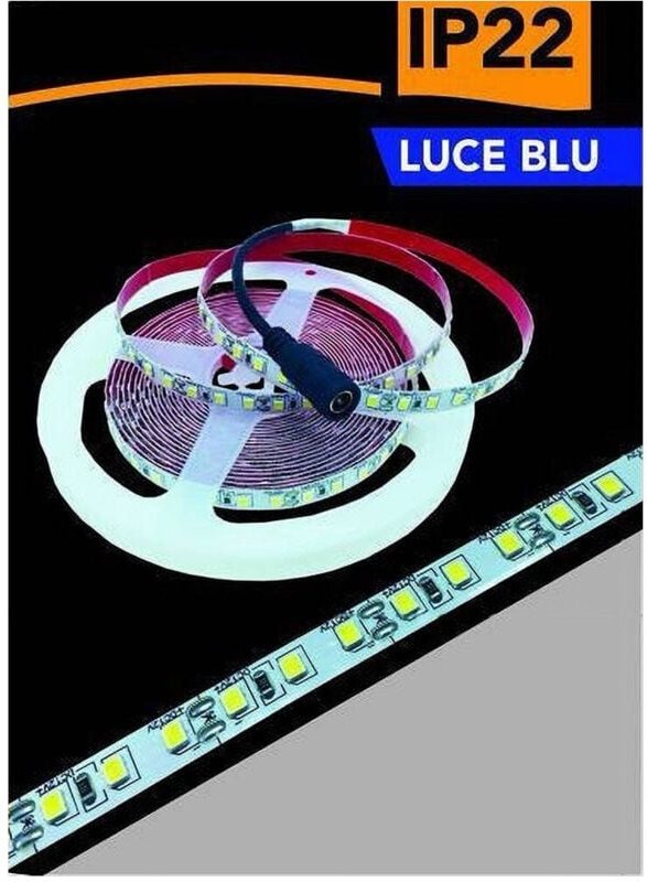 Trade Shop Traesio - Trade Shop - striscia led 2835 strip 5MT bobina luce 3000K 4000K 6500K blu IP22 2835-12V -