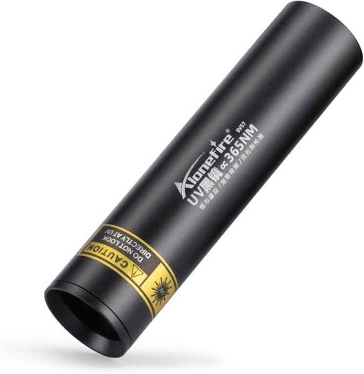 SV57 3 W kleine UV-LED-Taschenlampe, 365 nm, wiederaufladbar, ultraviolettes Schwarzlicht, Urindetektor, Mini für Harz, ...