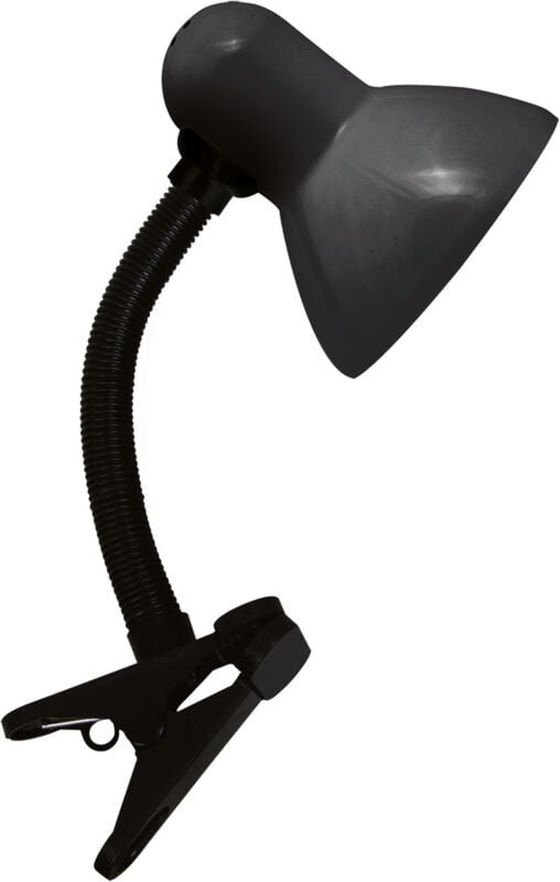 TOLA Schreibtischlampe E27 schwarzer Clip