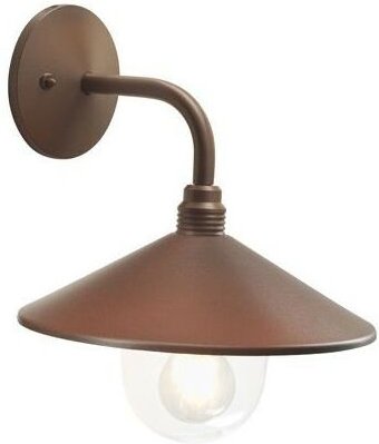 Niedrige E27-Wandlampe, Spectre Corten-Linie