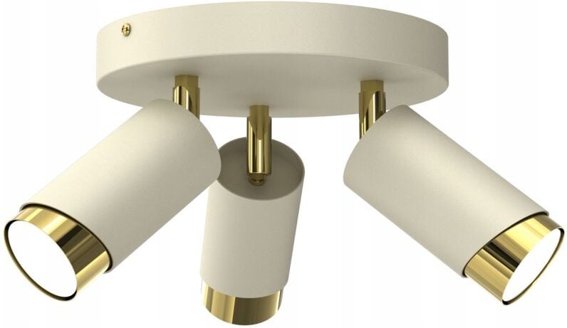 Beige Deckenleuchte Circle Tube Gold Gu10 Led Spot