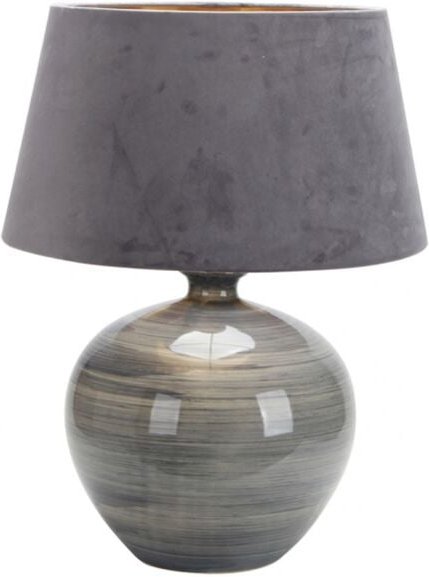 Betta Tischleuchte 1xe27 glänzend grau 58x45x45x45 cm