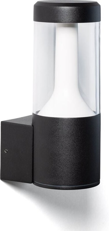 Led Wandleuchte Außen 8W Mikaro Schwarz Mattschwarz