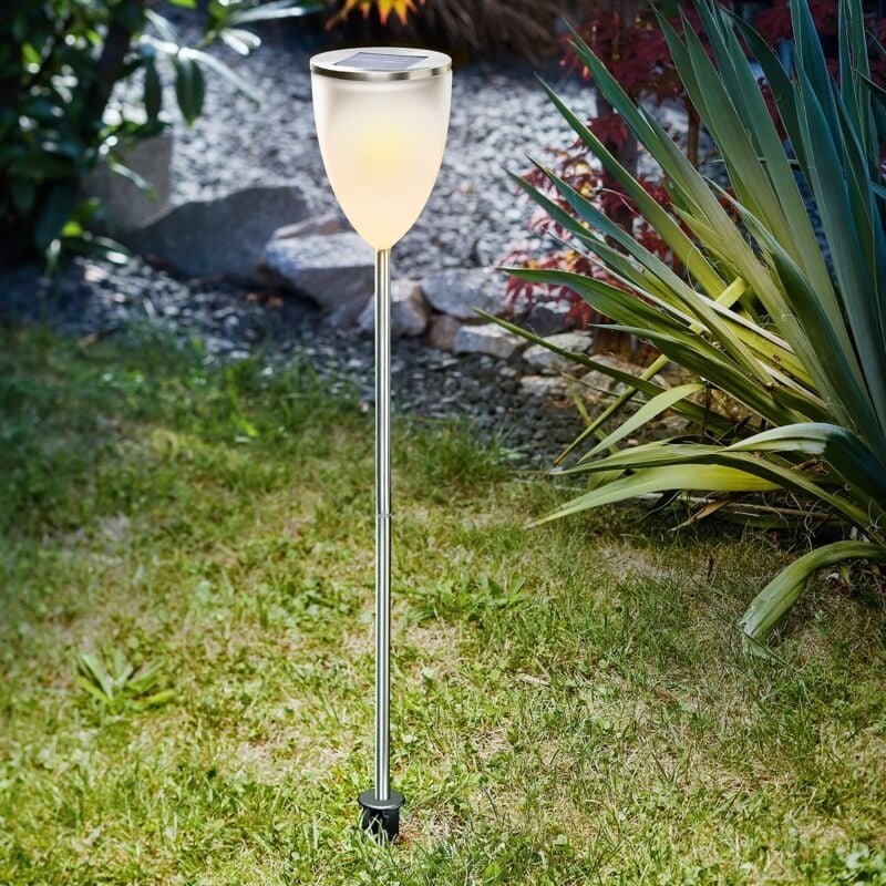 Esotec - Solar Stableuchte TropicLight duo color 59cm Edelstahl outdoor 102607