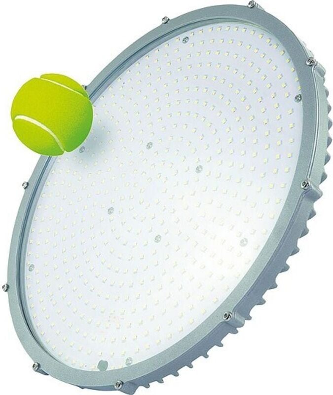 Dotlux Hallenstrahler LIGHTSHOWER evo-ball,135W, 22000 lm, 5000k Dali dimmbar - 380 x 120 mm