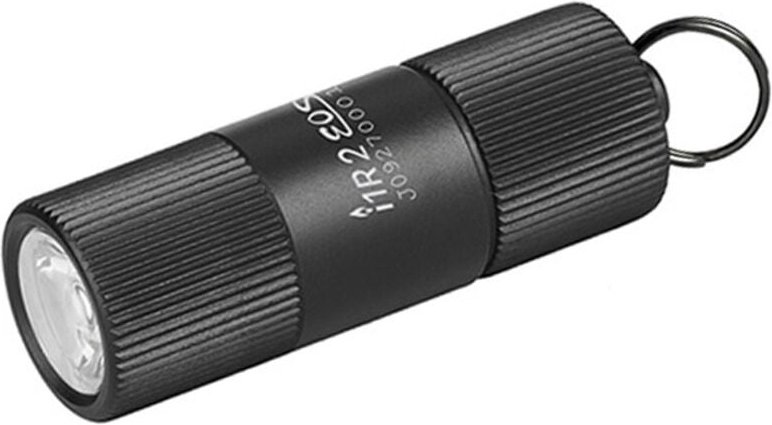 Mini-Schlüsselanhänger-Taschenlampe, wiederaufladbare LED-EDC-Taschenlampe über USB-Typ-C-Kabel, 180 Lumen (schwarz)