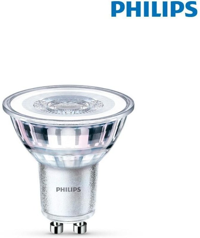 Philips - GU10 LED-Glühbirne 4,6 w 390 lm 6500 k Kaltlicht 5 x 5,4 cm