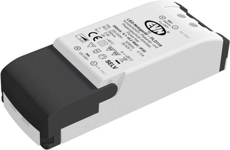 EVN Lichttechnik LED-Netzgerät 350mA 9,2-18,2W PLD 118