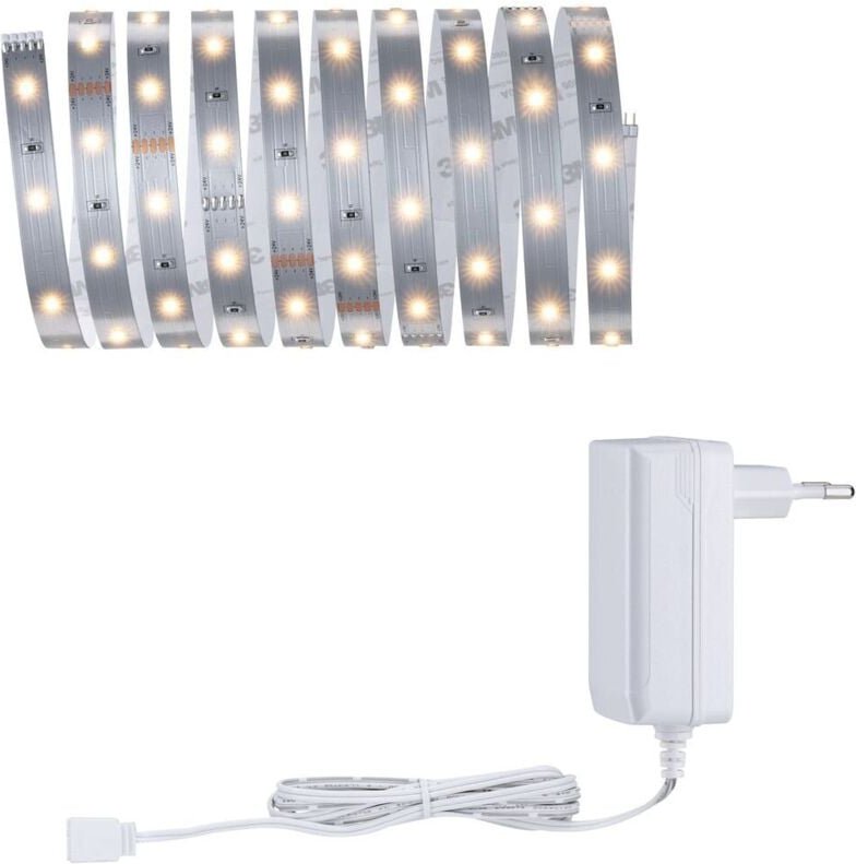 Paulmann - MaxLED Stripe Basic 79852 LED-Streifen-Basisset mit Stecker 24 v 3 m Warmweiß 1 St.