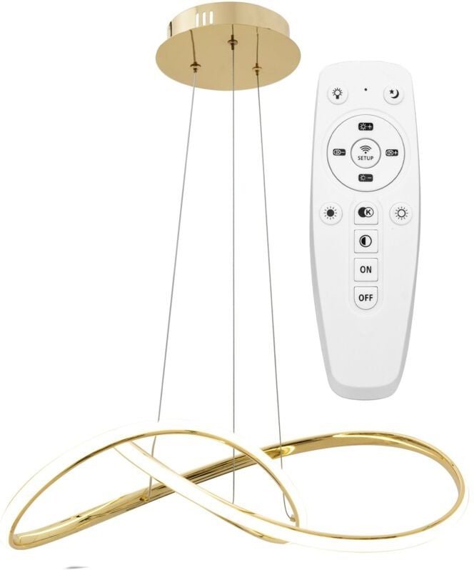 Toolight - lampe APP394-CP gold
