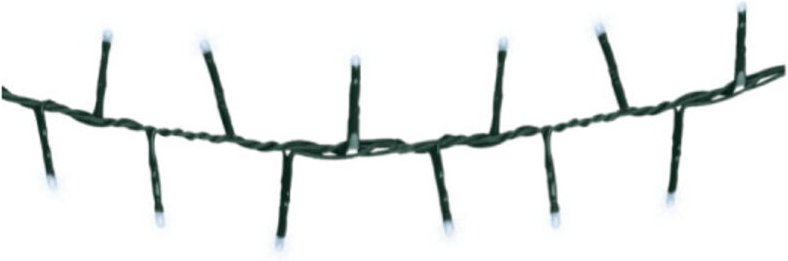 Outdoor blinkende kompakte led Girlande weiß kalt 11m 500l grüner Draht