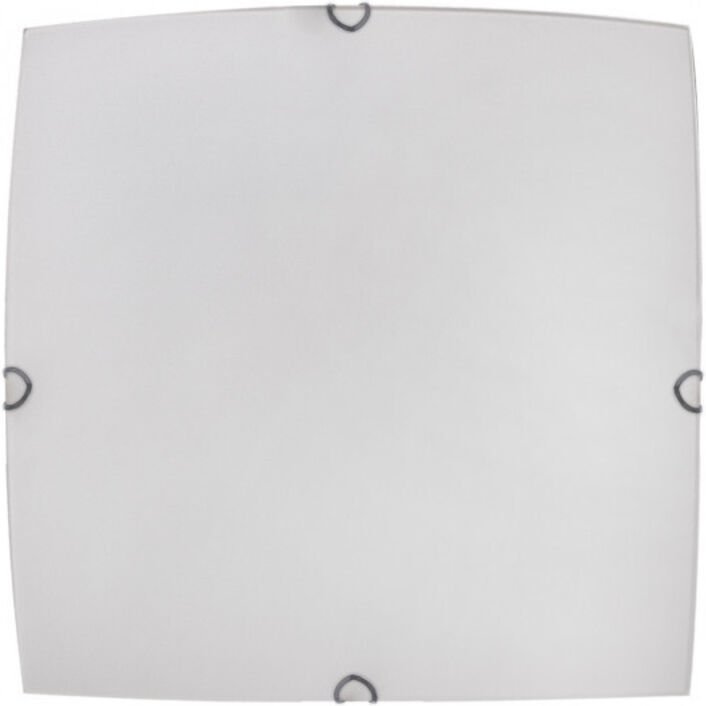 Ayla quadratische Deckenleuchte 3xe27 white 40x40x7 cm