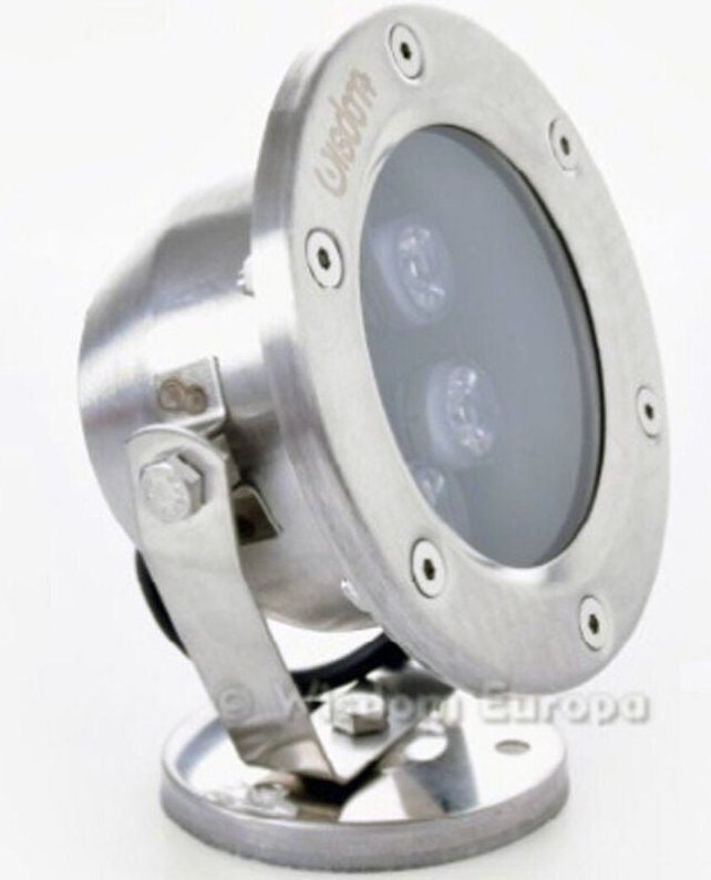 Trade Shop Traesio - Trade Shop - faretto spot licht für externehmen giardino 6 watt luce calda fred verde rgb -