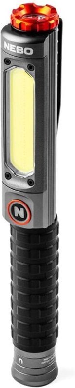 Big Larry 3 Stealth - Light de Arbeit, Taschenlampe de 600 Lumen con Licht de Arbeit cob, Magnetfuß de Clip de Tasche fü...