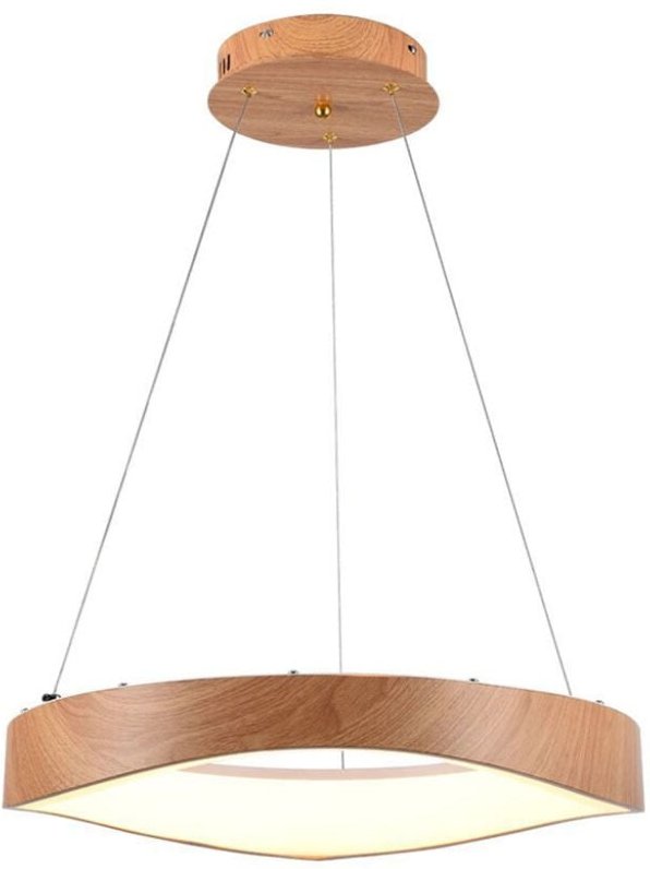 Designer-Deckenleuchte - IP20 - Holz + Weiß - 25W- 2800 Lumen - 3000K