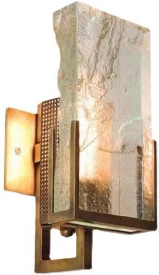 Maramo - Wandleuchte 300x150 mm, 1xE14, Braun