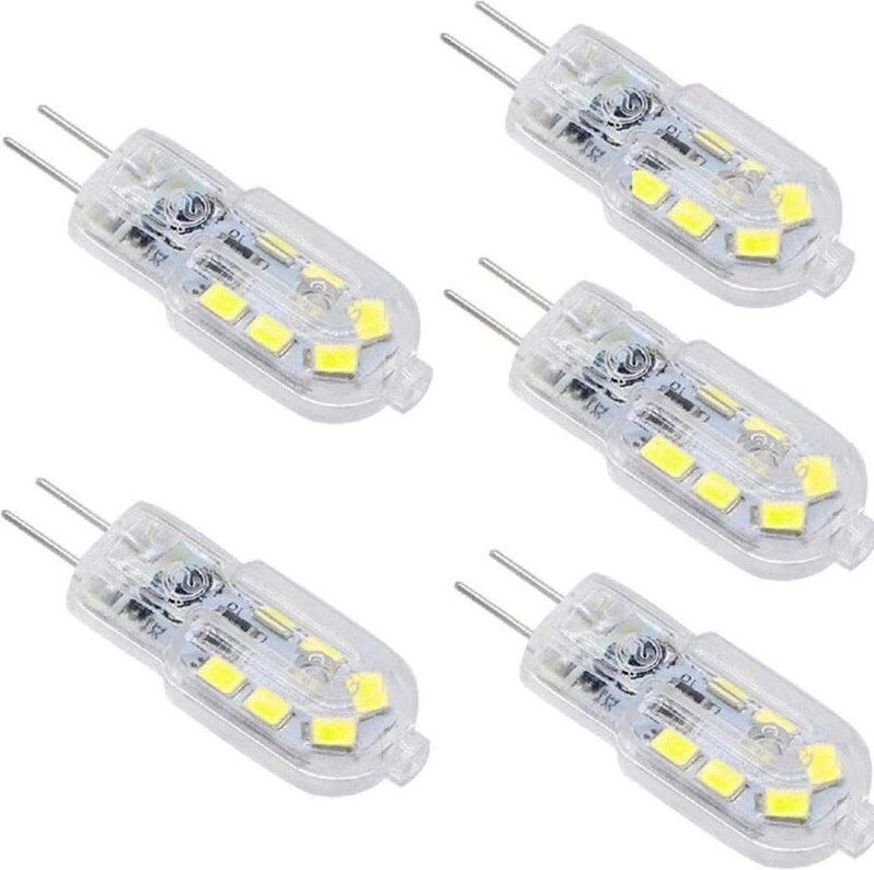 Osqi - G4 led 3W Glühbirne, 200LM, AC/DC12V, 25W äquivalente Halogenglühlampe, Weiß 6000K, smd 2835 LED-Glühbirne 360 Ab...