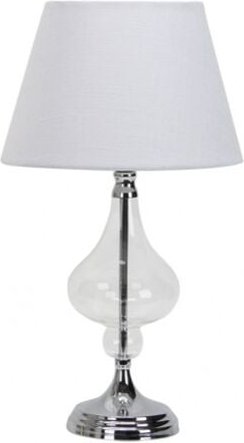 Kriberis Tischleuchte 1xe27 chrom 47x25x25 cm