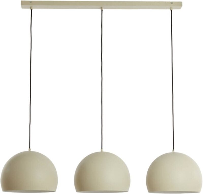 Hängeleuchte - Jaicey - beige - metall - große - Light&living