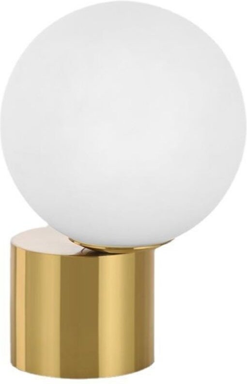 Tonchean - Neue Glaskugel-Tischlampe, Wohnzimmerlampe, Nachttischlampe, Arbeitszimmerlampe, LED-Augenschutzlampe (ohne L...