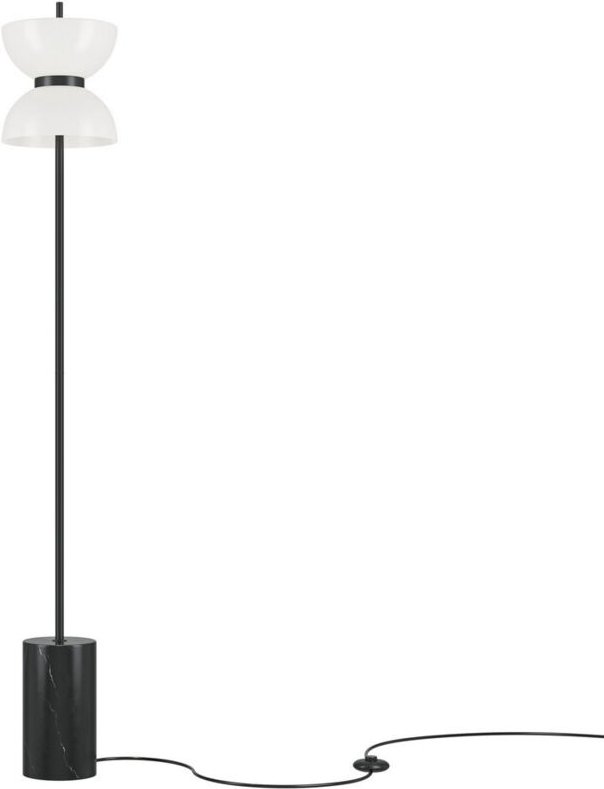 Thumbnail - Maytoni Kyoto Moderne Stehlampe Schwarz 3000K 1300lm Weißer Schirm