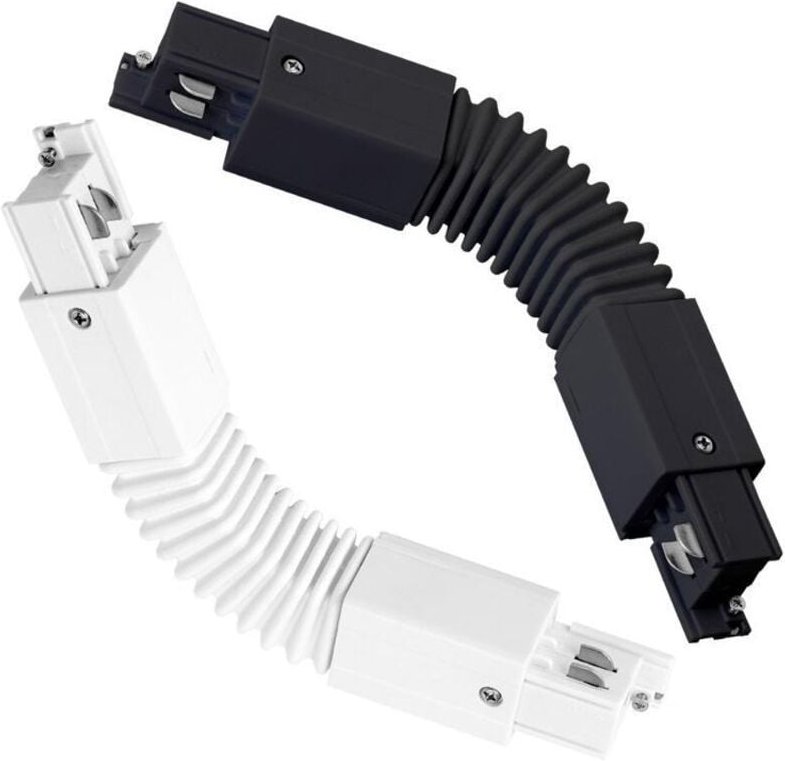 Verbindungsstück Flexibel für 3-Phasenstromschiene Weiß
