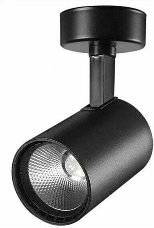 Spot de plafond, spot d'intérieur, orientable, réglable, noir mat.