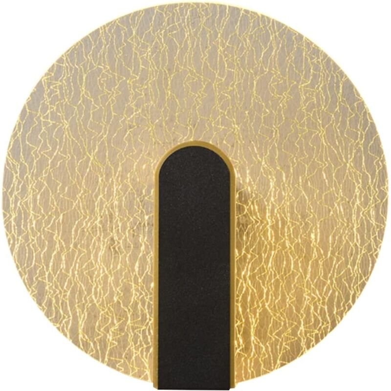 Vintage-Wandleuchte für den Innenbereich, Acryl-Wandleuchte, goldene Wandleuchte, runde Lampe, LED-Wandleuchte, Art-Deco...