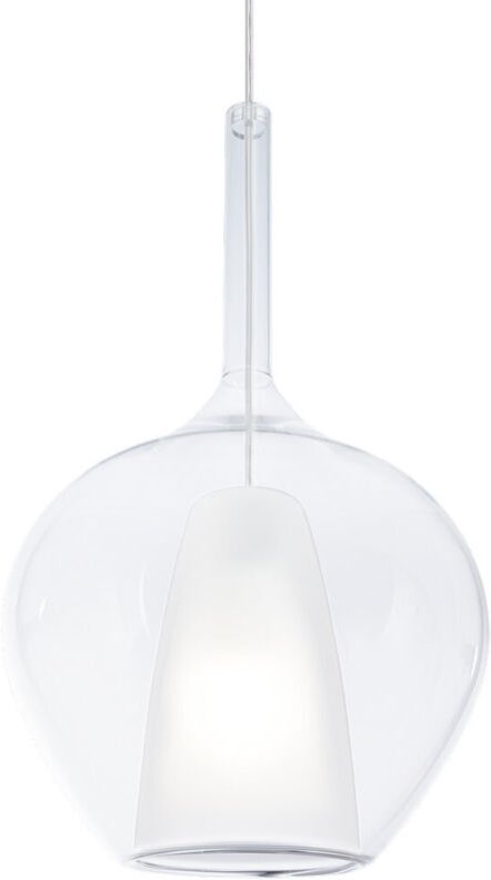 Ideal Lux KALIQUE 28 cm Kuppel-Pendelleuchte, transparent, 1x E27