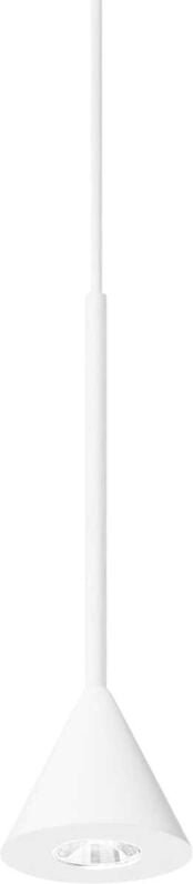 Ideal Lux - archimede Integrierte LED-Kegel-Hängeleuchte, Weiß, 250 lm, 3000 k