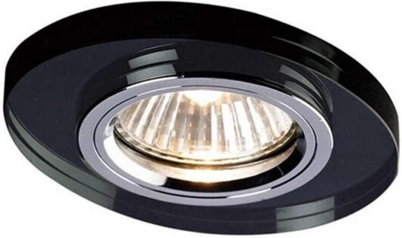 Inspired Diyas - Crystal Downlights - Einbau-Downlight-Ovalrand nur schwarz, erfordert 100035310, um den Gegenstand zu v...