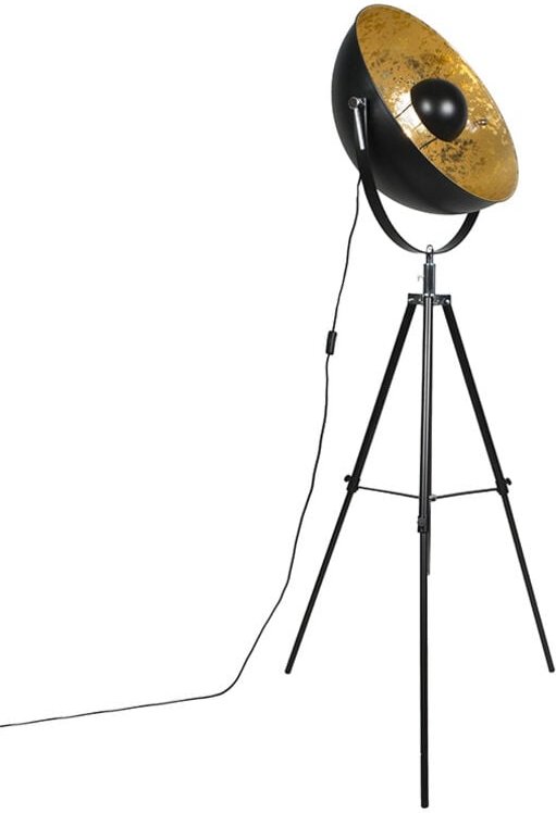 Industrielle Smart Stehleuchte schwarz Stativ inkl. WiFi A60 - Magna 50 Eglip