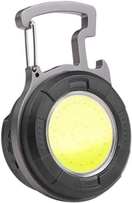 Wiederaufladbare USB-Taschenlampe mit Schlüsselanhänger, multifunktionale Taschenlampe für Camping und Outdoor-Aktivität...