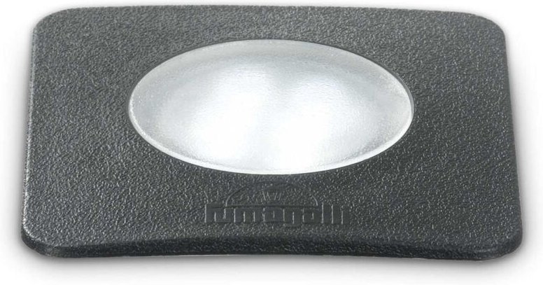 Ideal Lux - Ceci - led 1 Light Small Square Außeneinbauleuchte Schwarz IP67, GU10