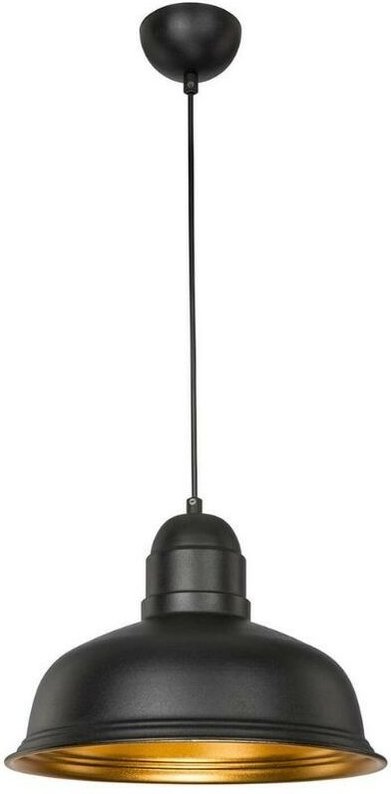 Hängeleuchte Kumbet MDL3053 schwarzes Metall innen gold