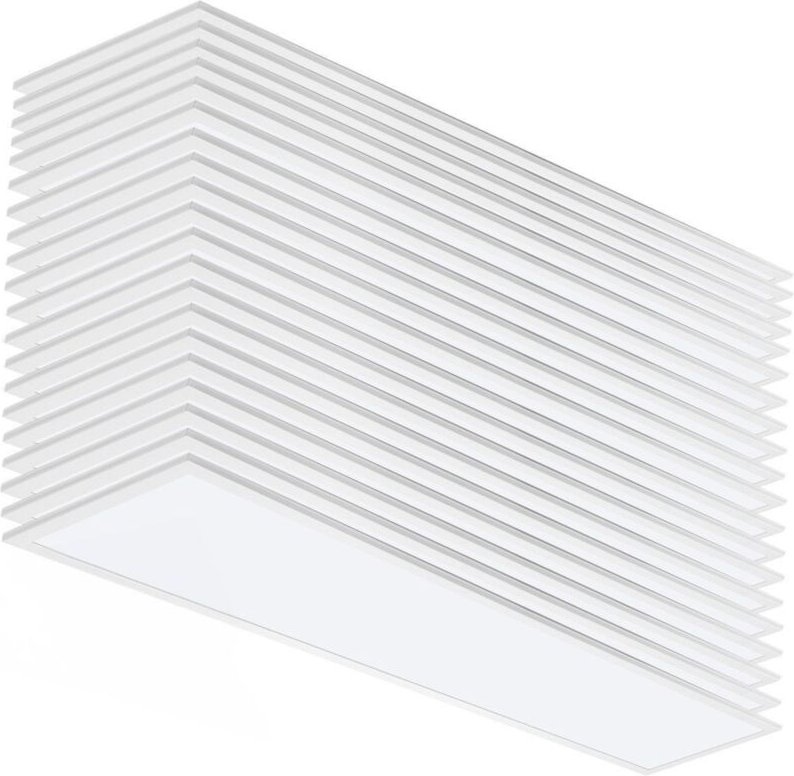 Set mit 20 LED-Lichtpaneelen 48W 1200 x 300 mm 3 Jahre Garantie Farbtemperatur: 4000K neutralweiß