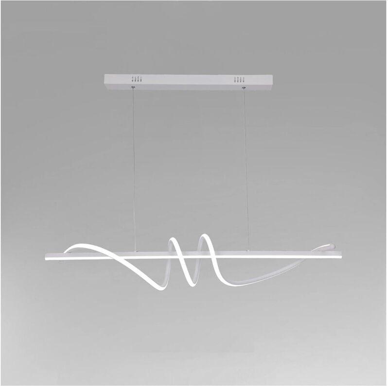 Trade Shop - LED-Pendelleuchte, 65 w, weißes, gewelltes Spirallicht, 6500 k, horizontaler Wirbel, 32439 -