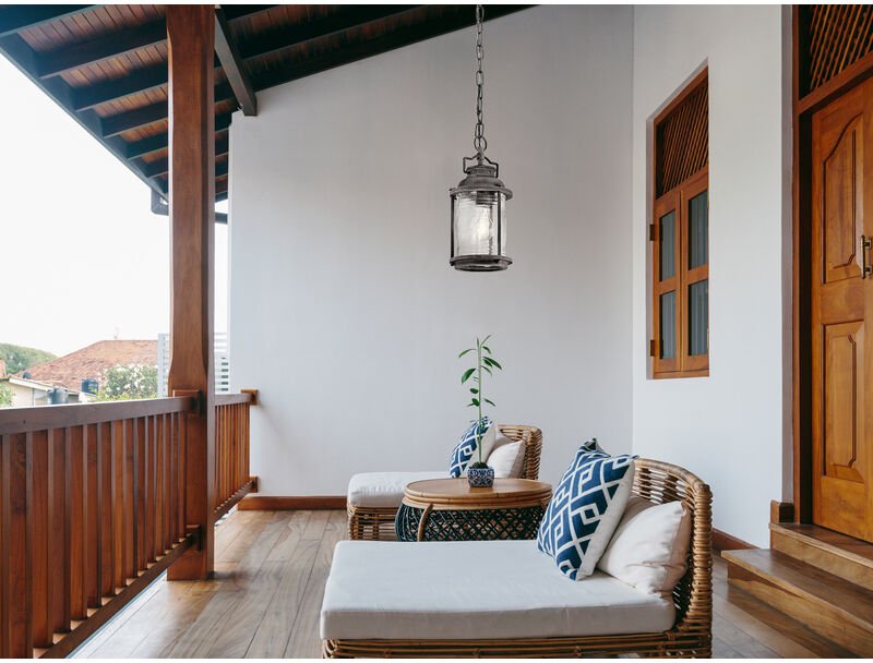 Led Kleine Industrial Pendelleuchte für Innen & Außen, Anthrazit Ø15cm