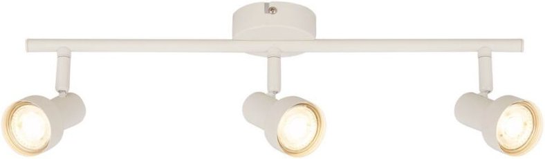 Briloner Deckenlampe Schwenkbar 47,5cm GU10 Fassung max. 9W 3-flammig Altweiß - Deckenstrahler Wohnzimmer Flur Küche Bür...