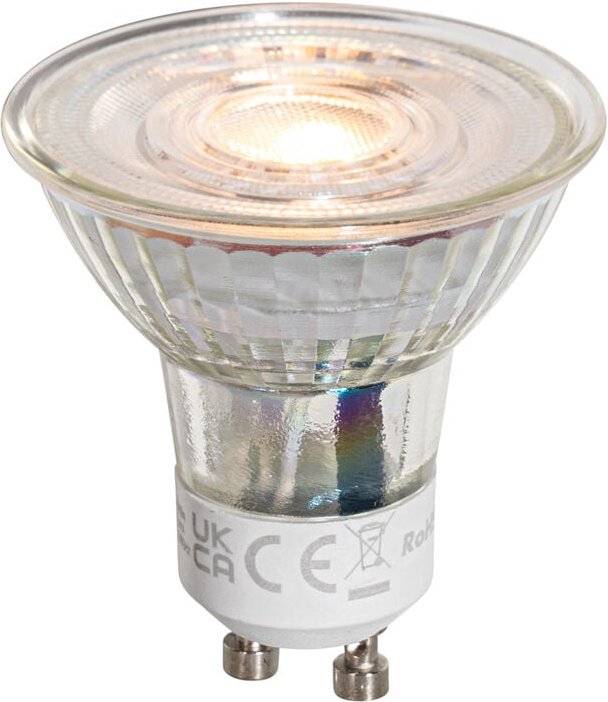 GU10 50mm LED-Glühbirnen Klar 3W 250 lm 2200K