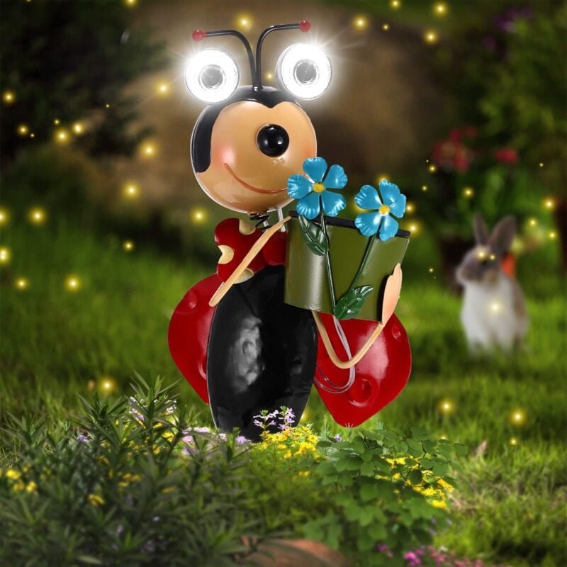 Solarleuchte für Garten im Freien, Solar-Dekoration, Gartenlampe, wasserdichtes LED-Solarlicht, Außenbeleuchtung, Nachtl...